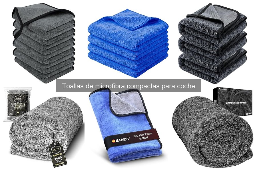 Mejores toallas de microfibra compactas para coche en 2023