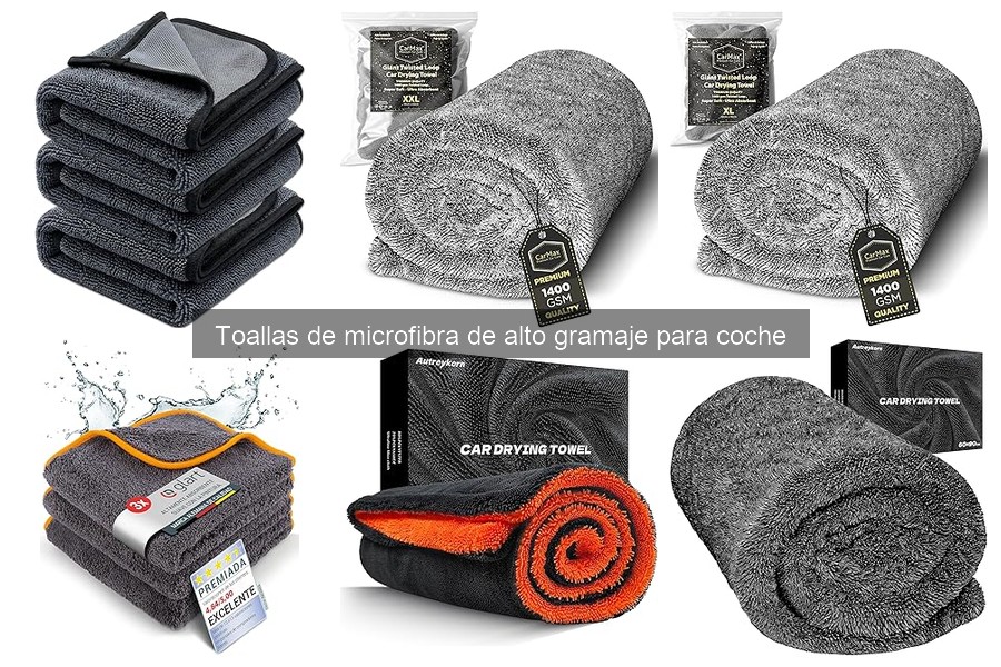 Mejores toallas de microfibra para lavar coches en casa