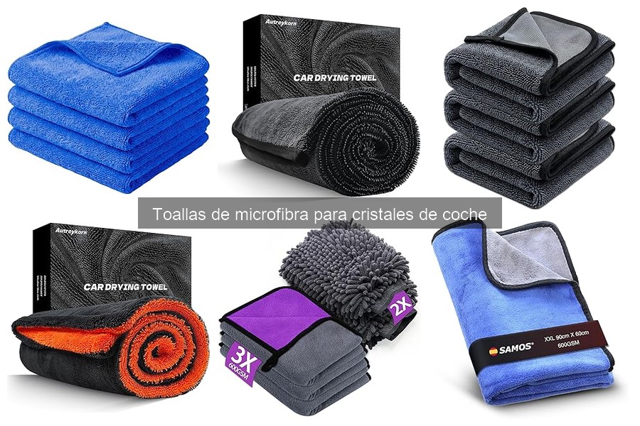 Mejores toallas de microfibra para limpiar cristales de coche