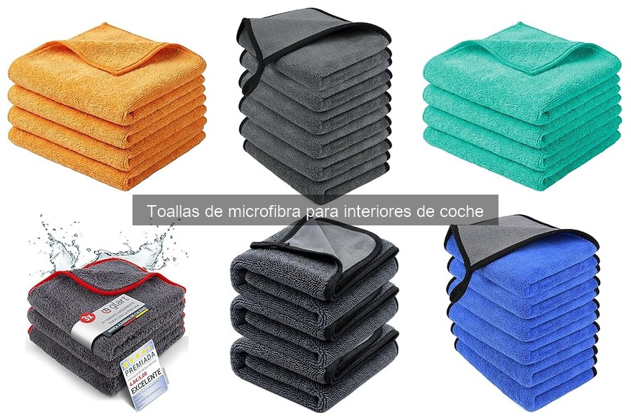 Mejores toallas de microfibra para limpieza de interiores coche