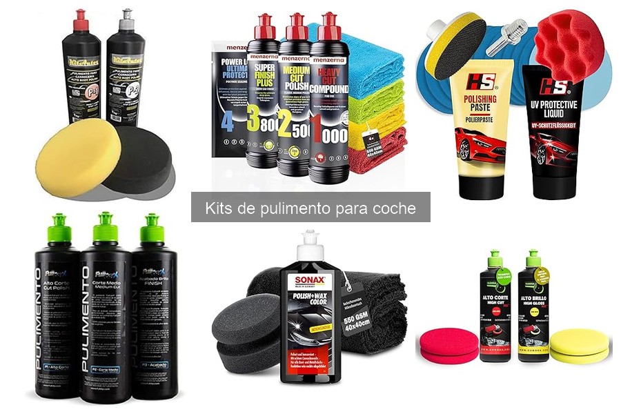 ¿Necesitas un kit de pulimento para el mantenimiento de tu coche?