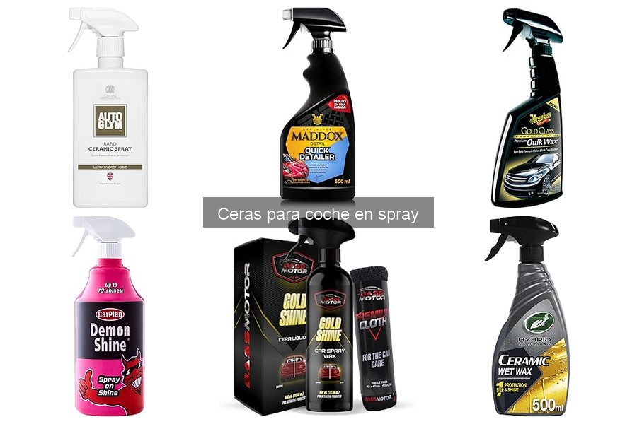 Ofertas de ceras para coche en spray en Amazon