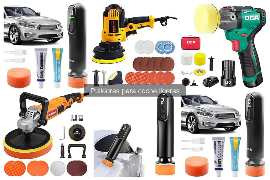 Ofertas de pulidoras ligeras para coche en Amazon 2023