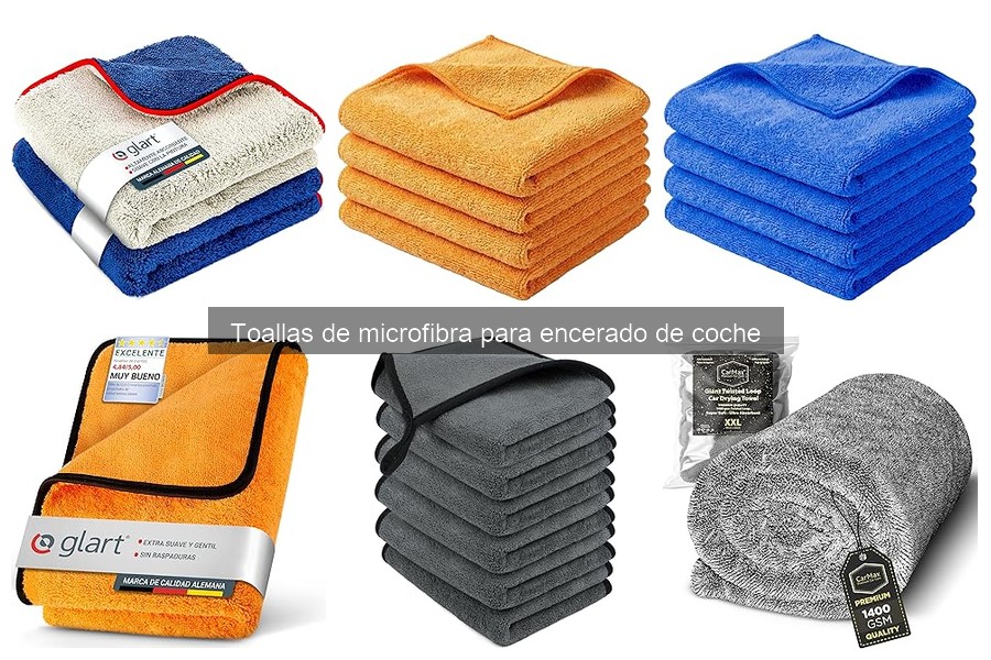 ** Ofertas en toallas de microfibra para encerado de coche