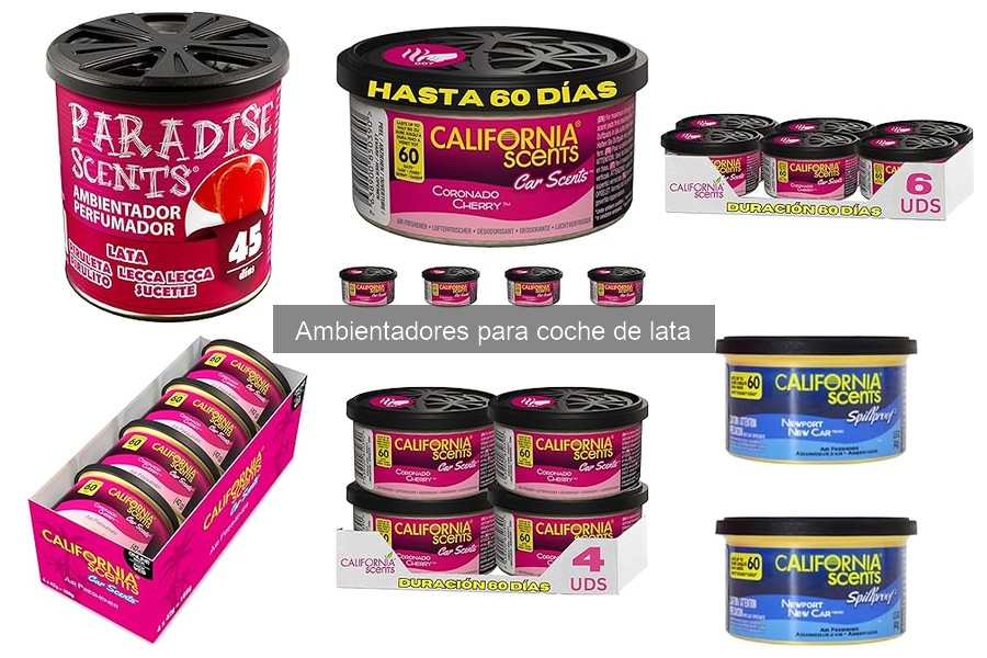 Ofertas y precios de ambientadores de lata para coche