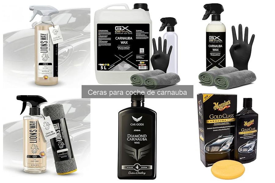 Ofertas y precios de ceras de carnauba para coche