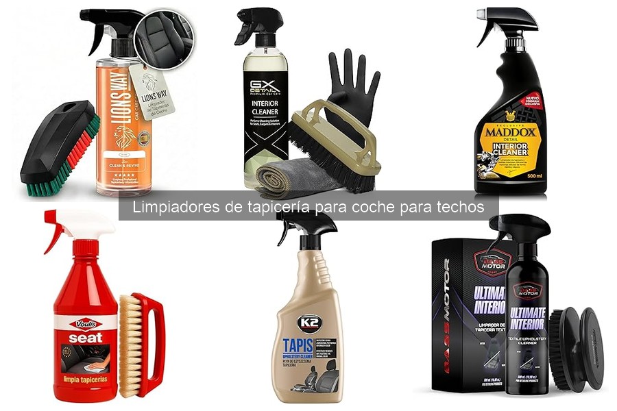 Ofertas y precios de limpiadores de tapicería para coches