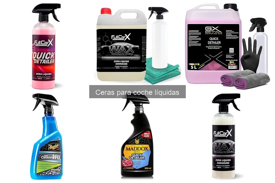 Ofertas y promociones en ceras líquidas para coches
