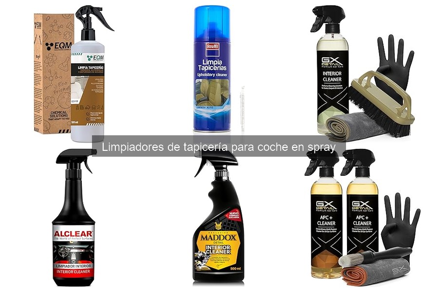 Opiniones de Limpiadores de Tapicería en Spray para Coche