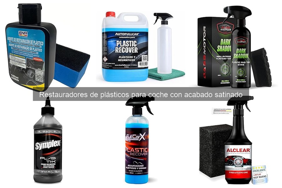 Opiniones de usuarios sobre restauradores de plásticos para coche