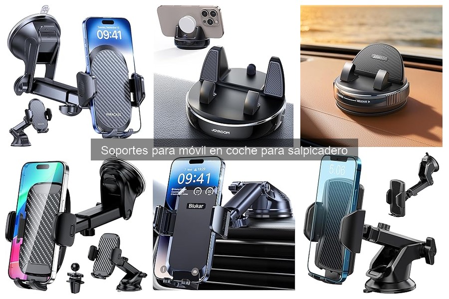 Opiniones de usuarios sobre soportes móviles para coche