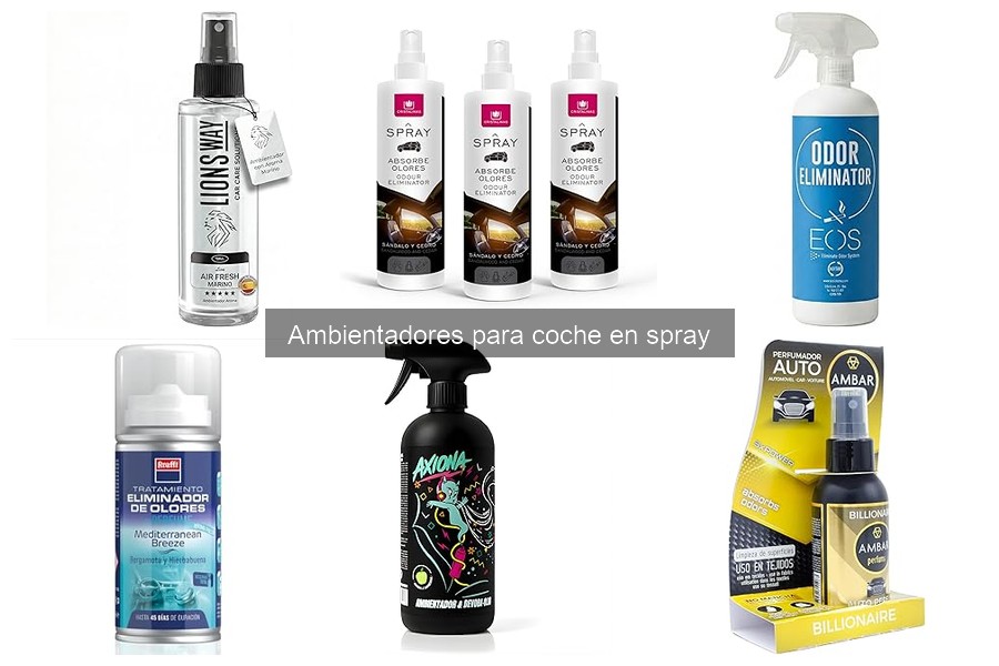 Opiniones sobre ambientadores en spray para coche