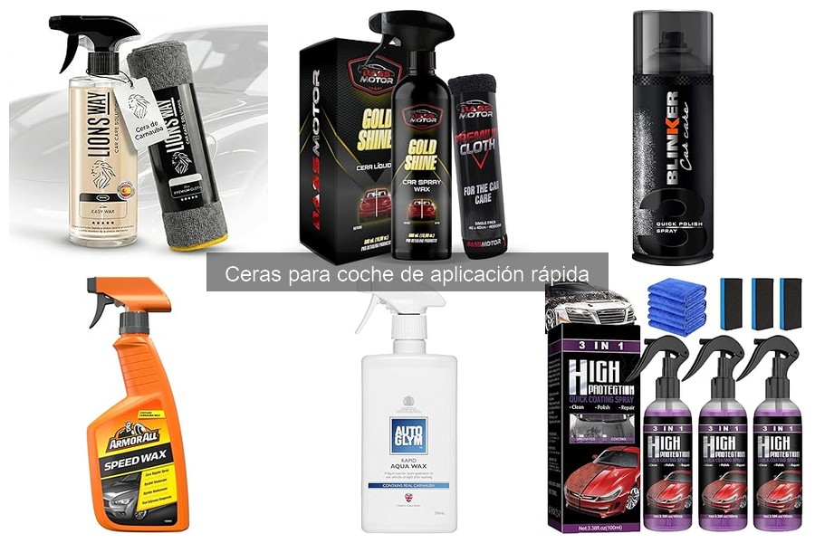 Opiniones sobre ceras de aplicación rápida para coche
