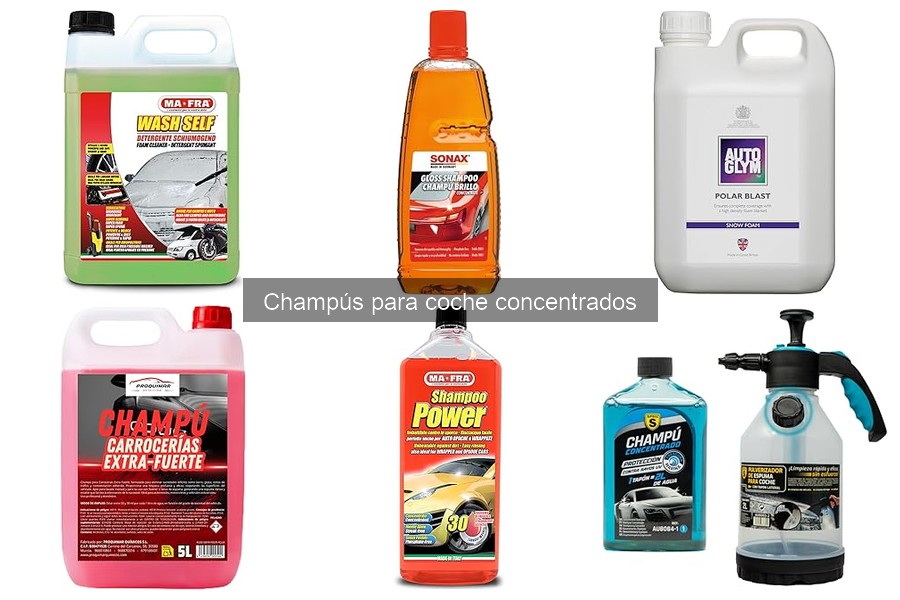 Opiniones sobre champús concentrados para coches en 2023