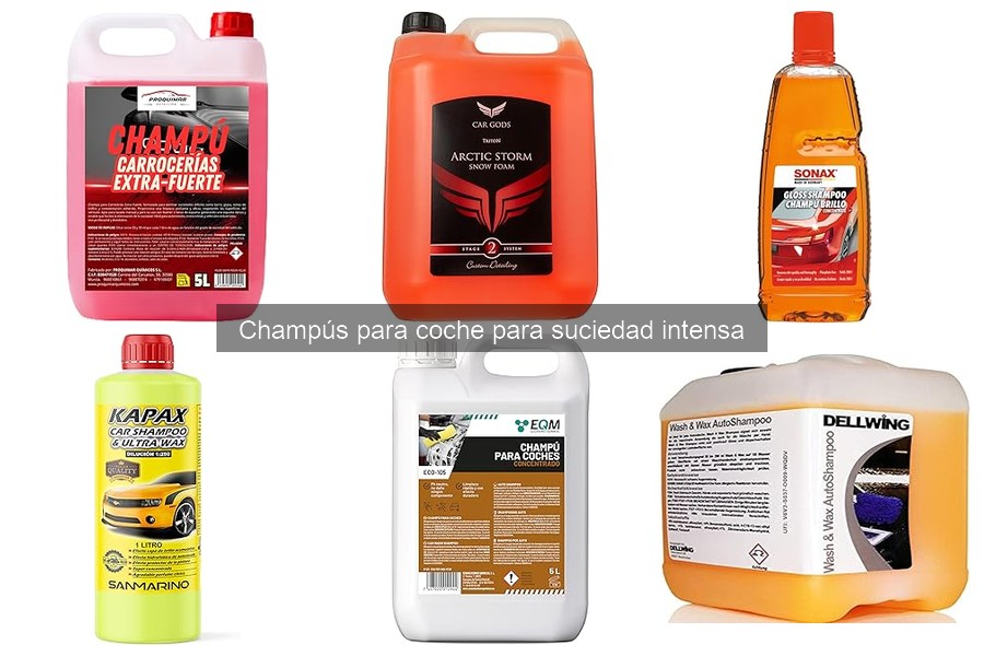 Opiniones sobre champús para suciedad intensa en coches