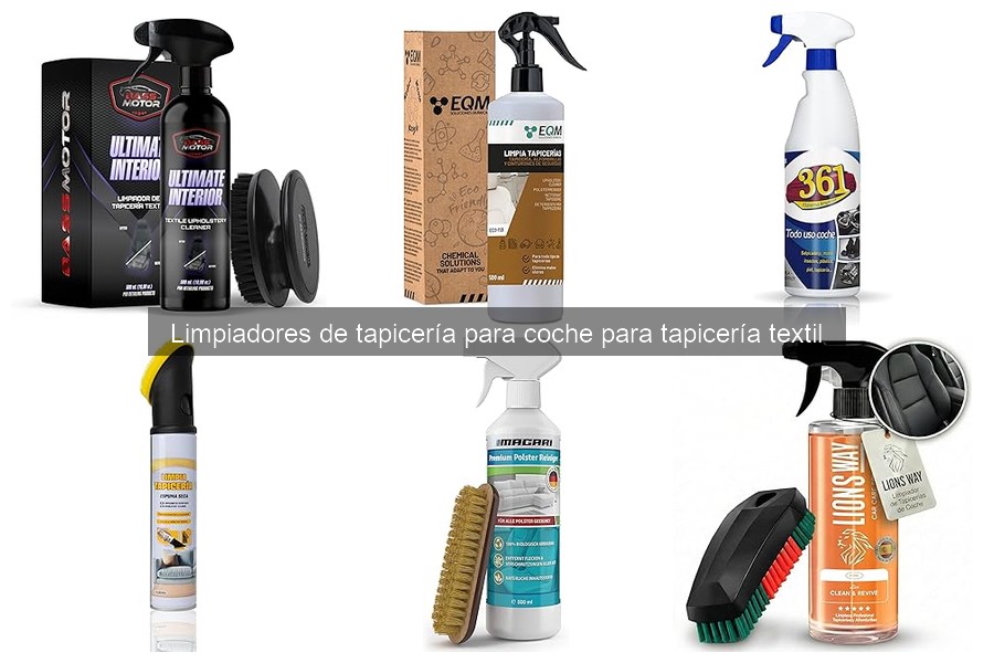 Opiniones sobre limpiadores de tapicería de coche recomendados