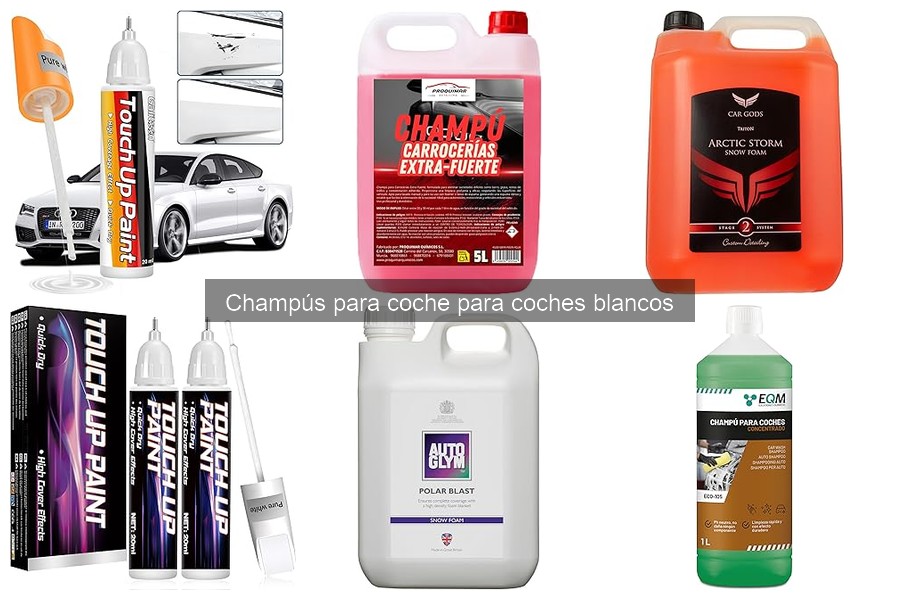 Opiniones sobre los mejores champús para coches blancos