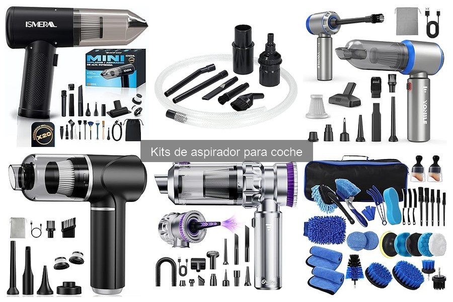 Opiniones sobre los mejores kits de aspirador para coche