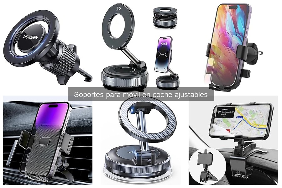 Opiniones sobre Soportes Ajustables para Móvil en Coche