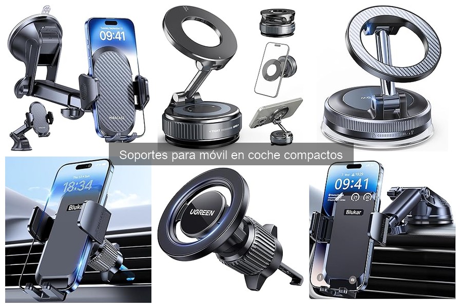 Opiniones sobre Soportes Móvil en Coche Compactos
