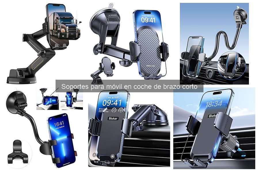 Opiniones sobre Soportes para Móvil de Brazo Corto en Coche