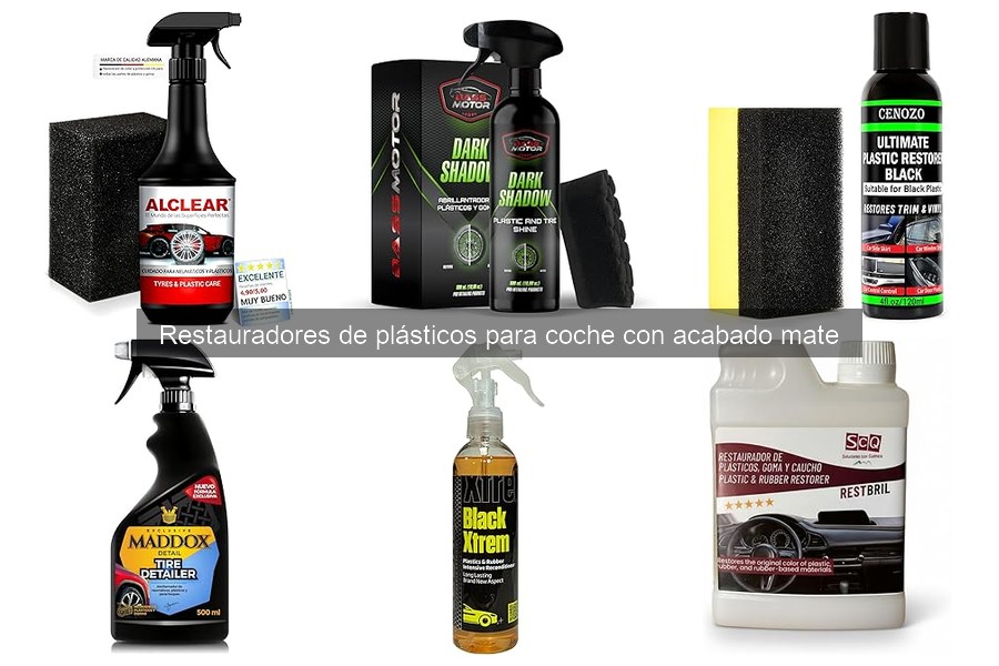 ¿Por qué no funciona el restaurador de plásticos para coche?