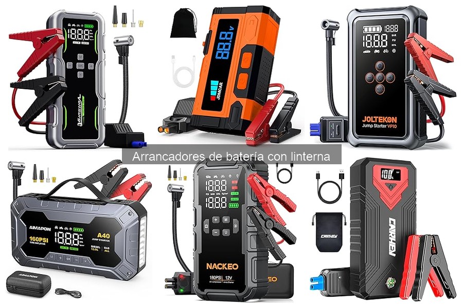 ** Precio medio de arrancadores de batería con linterna