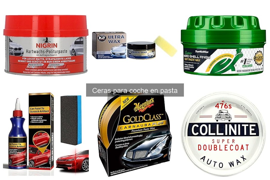Precios de ceras en pasta para coche: ¿Dónde comprarlas?