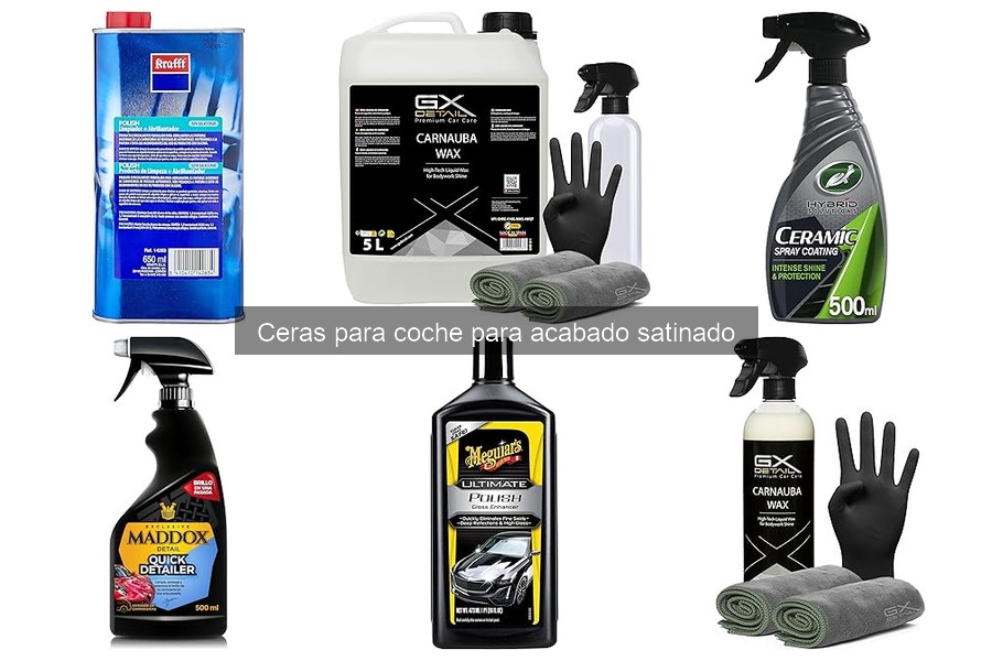 Precios de ceras para coche de acabado satinado 2023