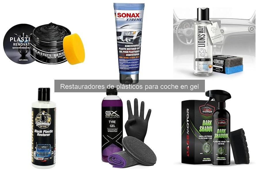 Precios de Restauradores de Plásticos para Coche en Gel