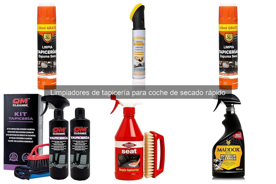 Precios Limpiadores de Tapicería Secado Rápido y Dónde Comprarlos
