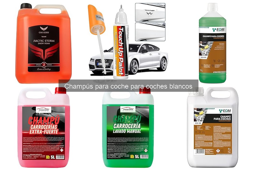 Problemas Comunes al Usar Champú en Coches Blancos