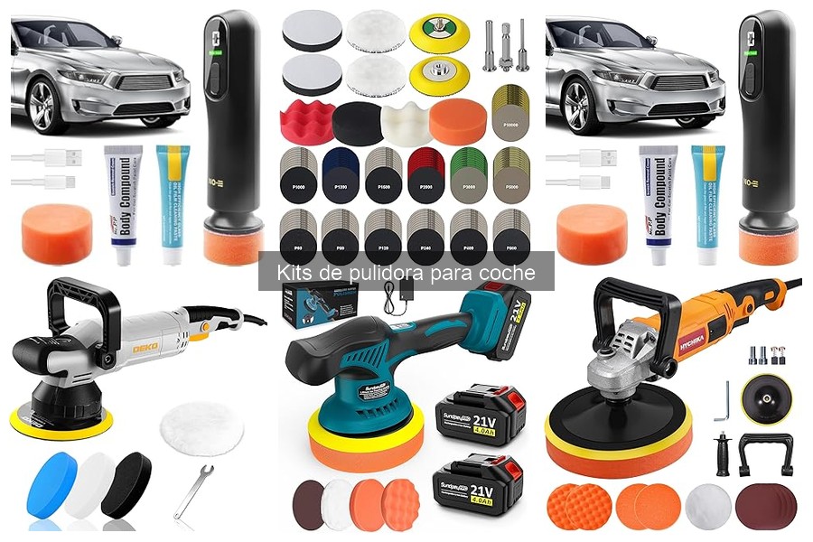 Problemas comunes al usar kits de pulidora para coche