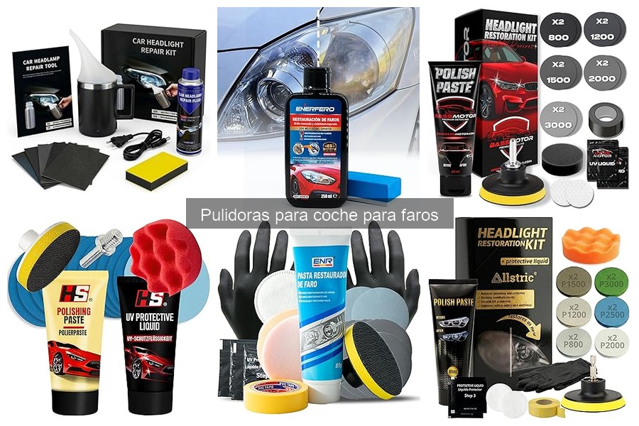 Problemas comunes al usar pulidoras de faros de coche