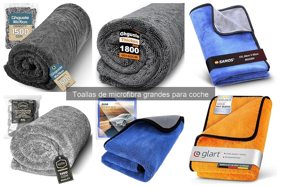 Problemas comunes al usar toallas de microfibra grandes para coche