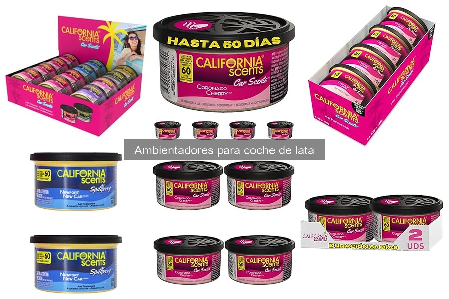 Problemas comunes con ambientadores de lata para coche