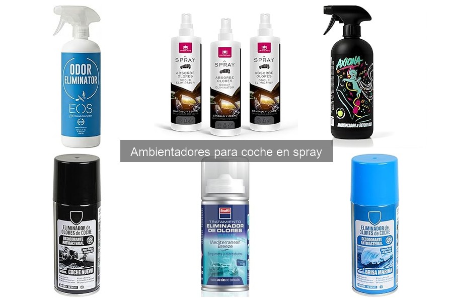 Problemas comunes con ambientadores en spray para coche