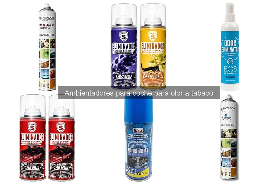 Problemas comunes con ambientadores para tabaco en coche