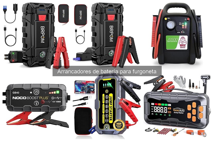 Problemas comunes con arrancadores de batería para furgoneta
