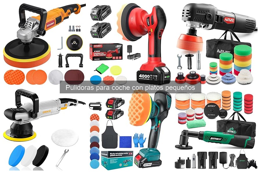 ** Problemas comunes con pulidoras de platos pequeños y soluciones