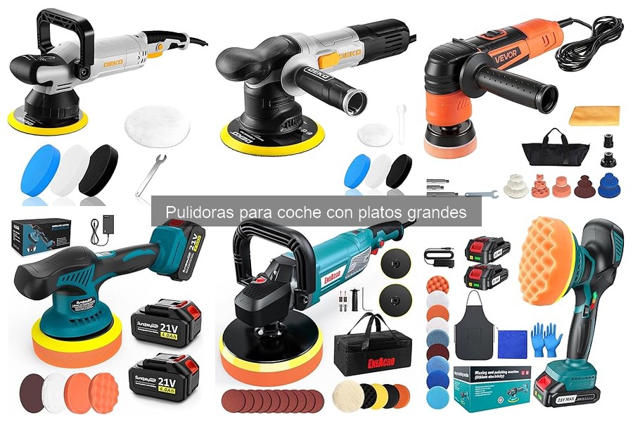 Problemas y Soluciones Comunes de Pulidoras con Platos Grandes