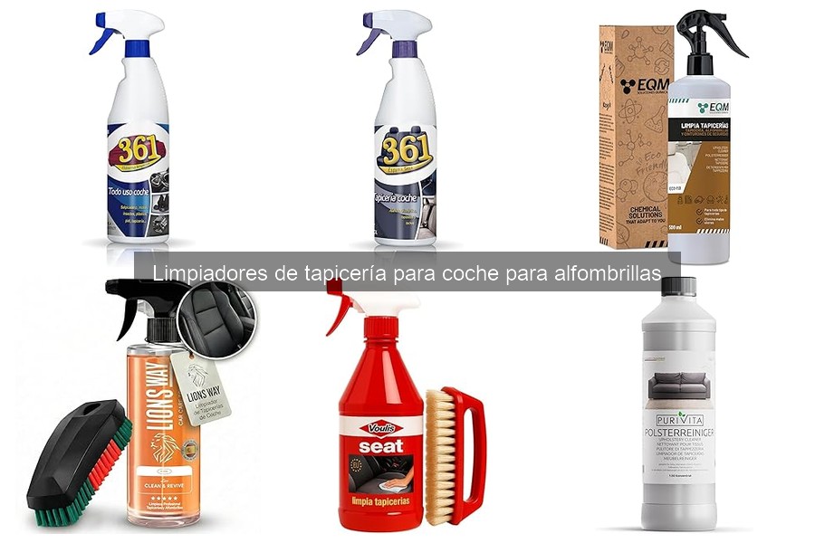 ¿Pueden los limpiadores de tapicería dañar tu coche?