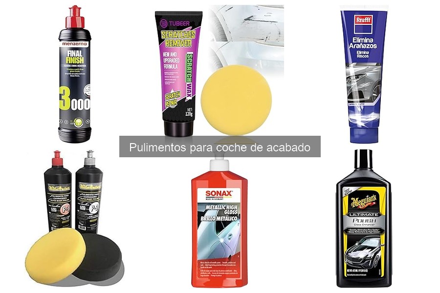 Pulimentos para coche de acabado: qué son y tipos