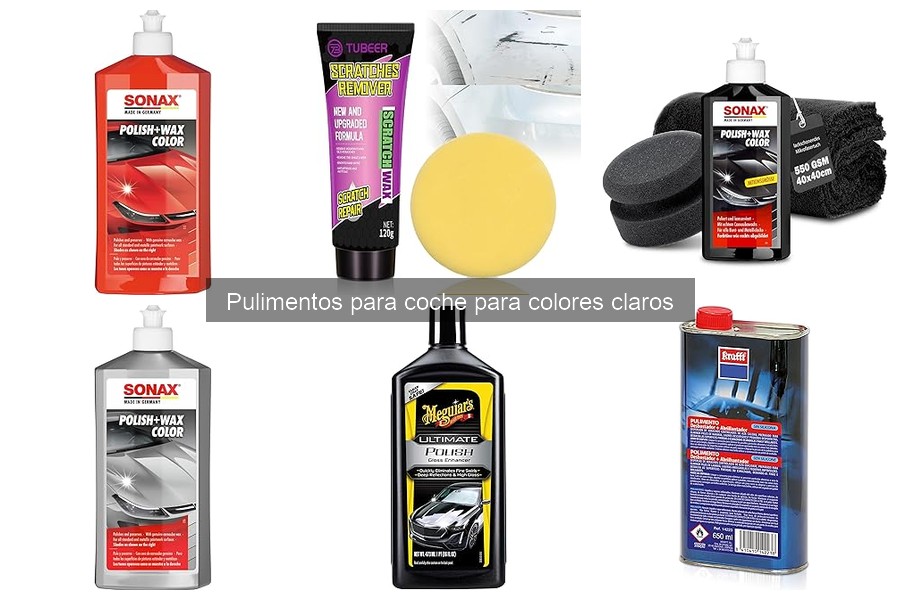 Pulimentos para coches claros: definición y beneficios