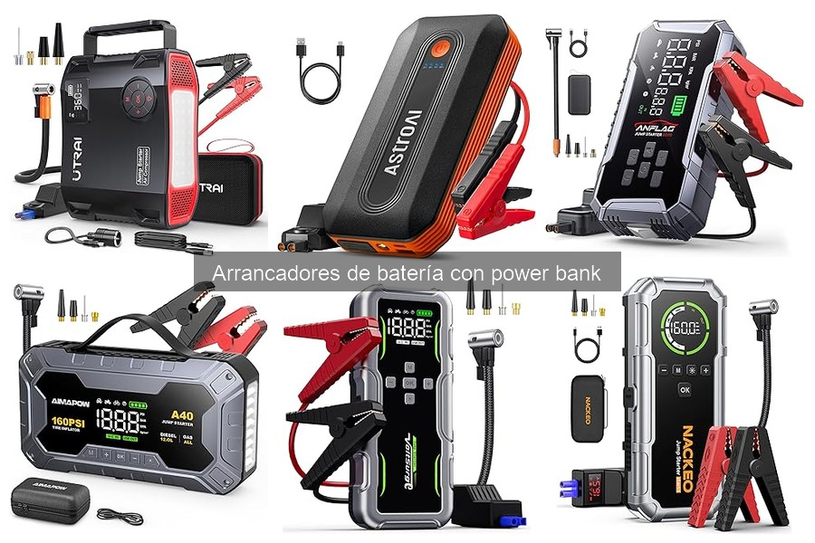 ¿Qué es un arrancador de batería con power bank?