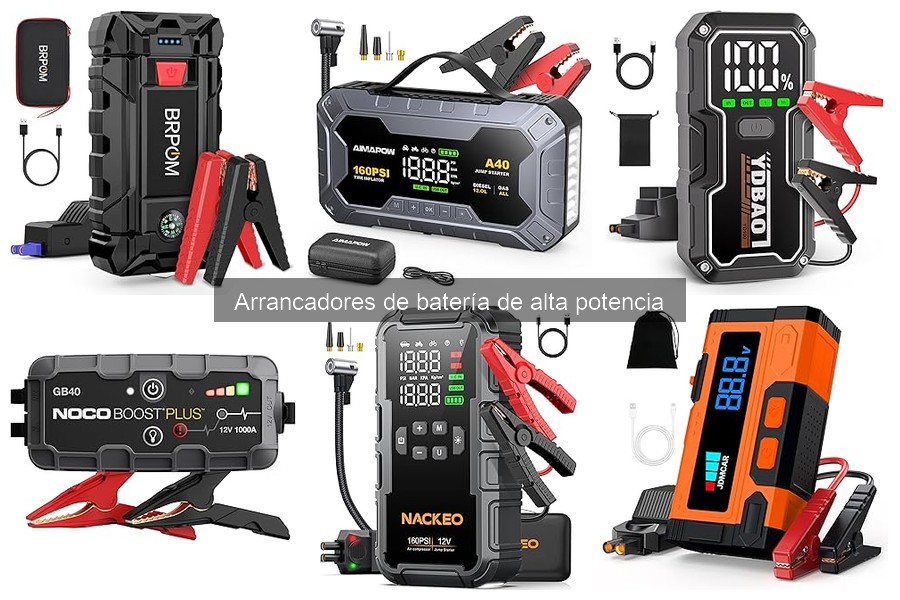 ¿Qué es un arrancador de batería de alta potencia?