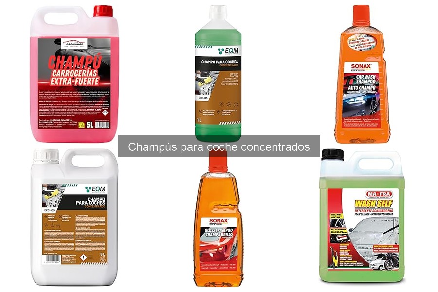 ¿Qué es un champú concentrado para coche? Descubre sus ventajas