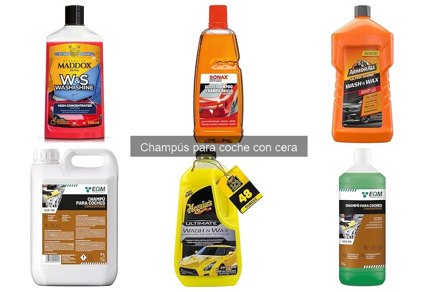 ¿Qué es un champú para coche con cera? Descubre sus ventajas