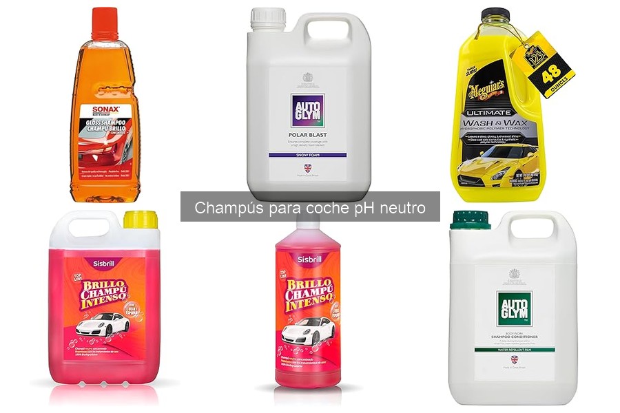 ¿Qué es un champú para coche pH neutro? Beneficios y características