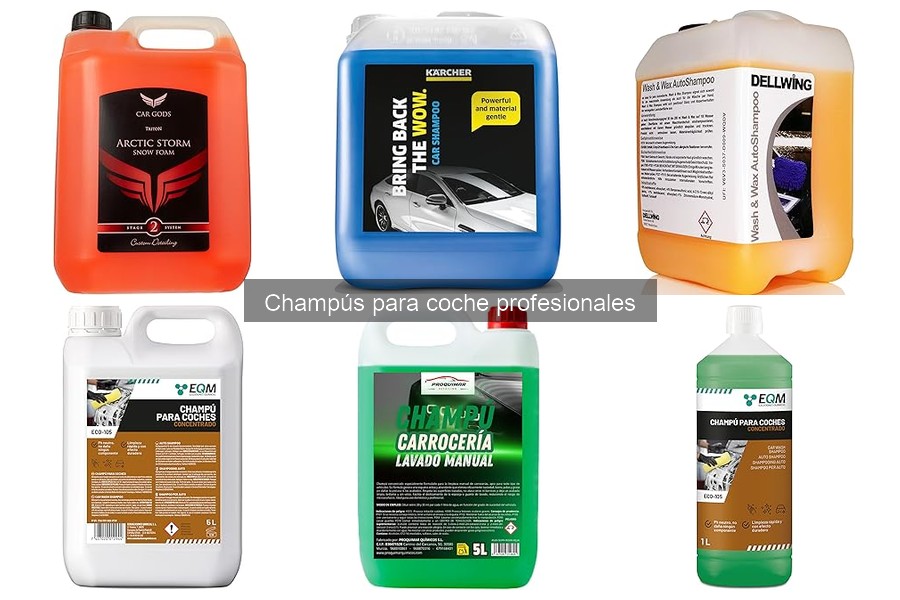 ¿Qué es un champú para coche profesional? Definición y características